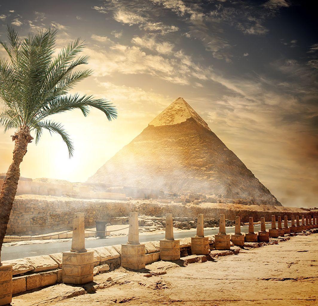 Wallpaper Egypt Cairo Nature Desert Sky Palma Pyramid