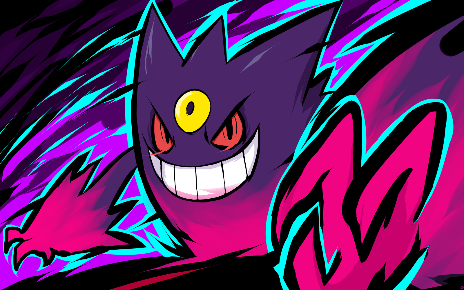 Mega Gengar Wallpapers Wallpaper Cave