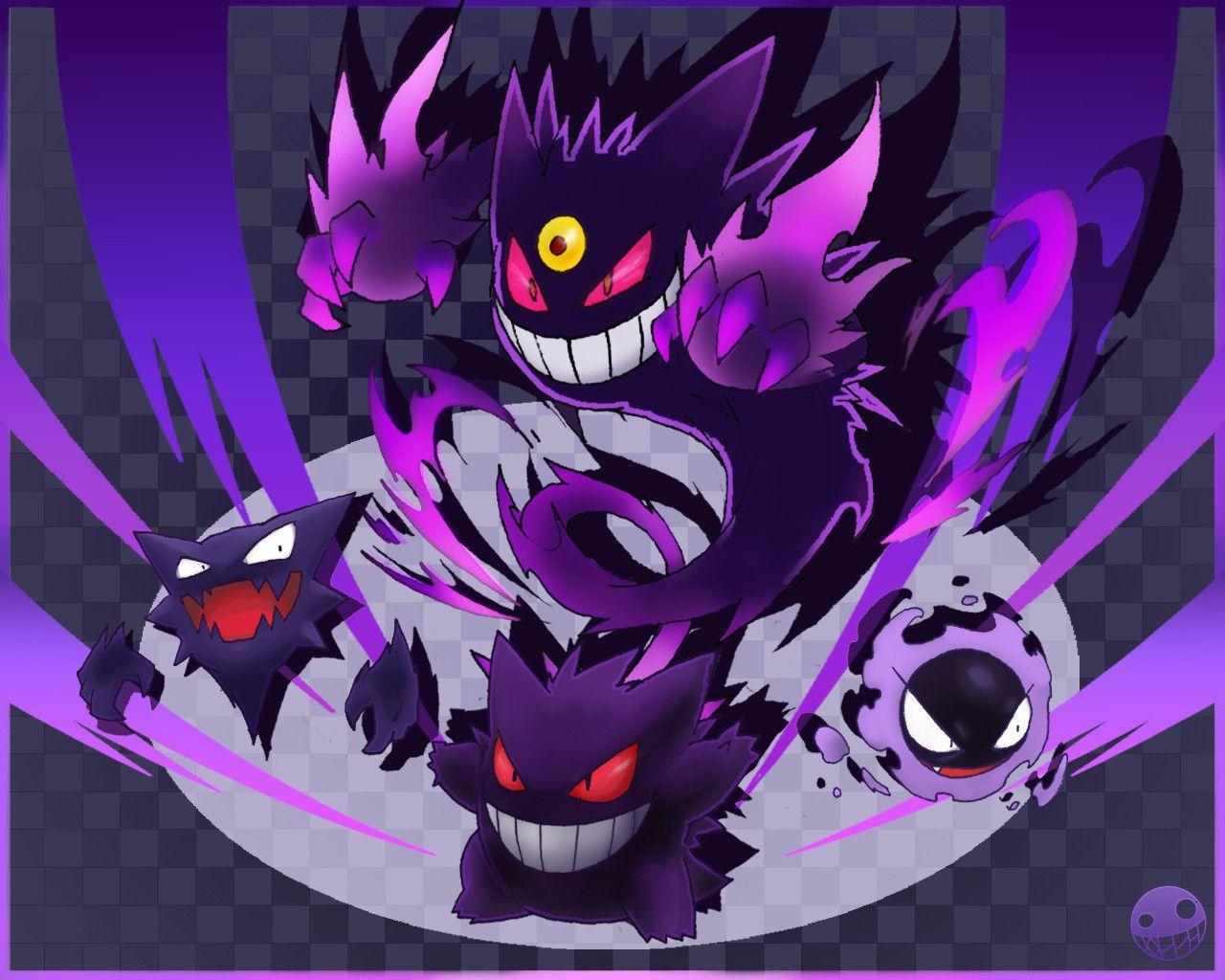 mega gengar gijinka