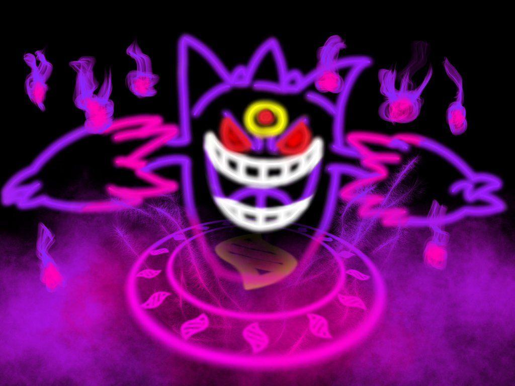 Mega Gengar Wallpaper Mega Gengar By Darkheroic - Gengar - Free