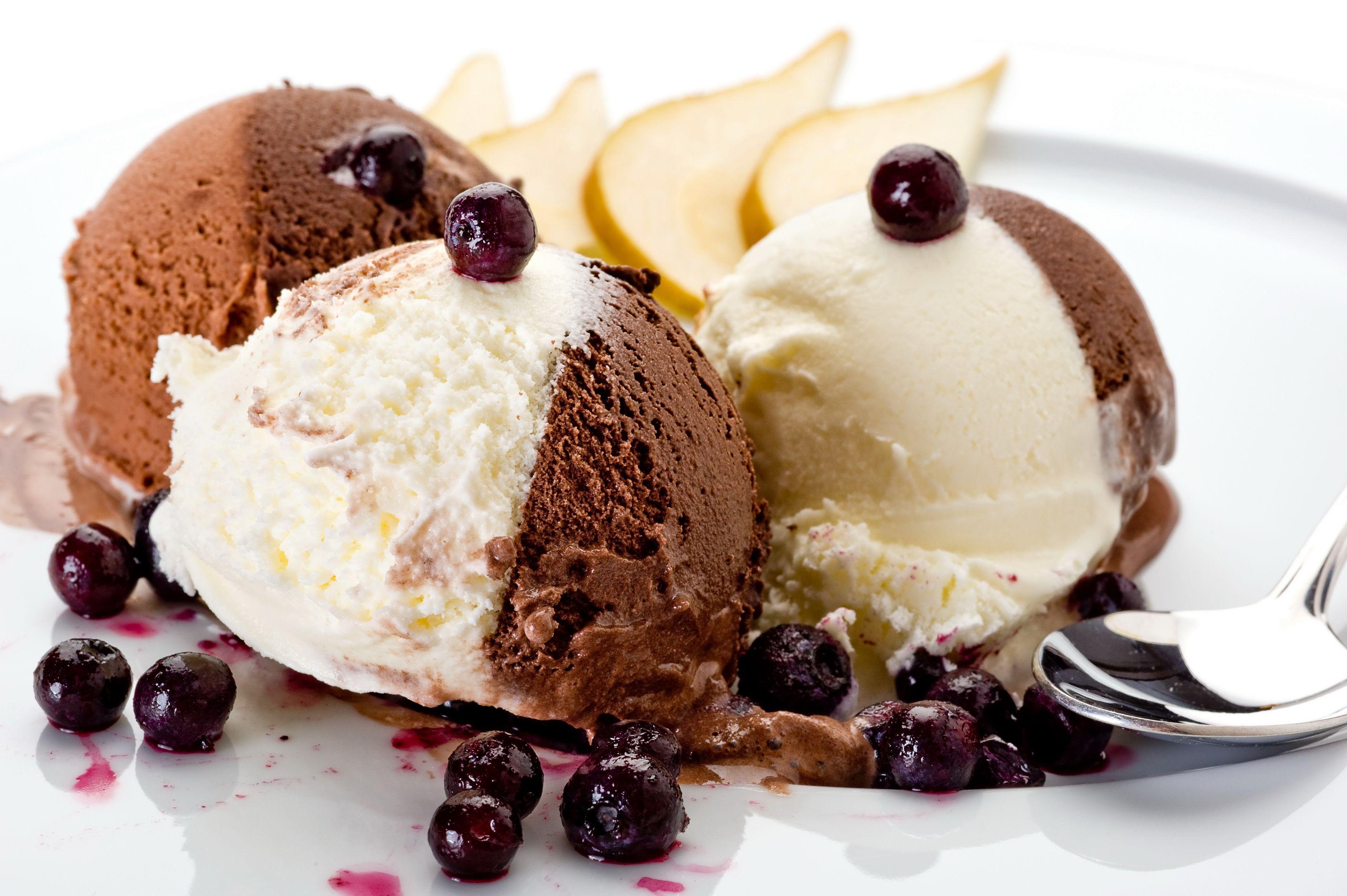 Chocolate Ice cream Food Sweets 3264x2172