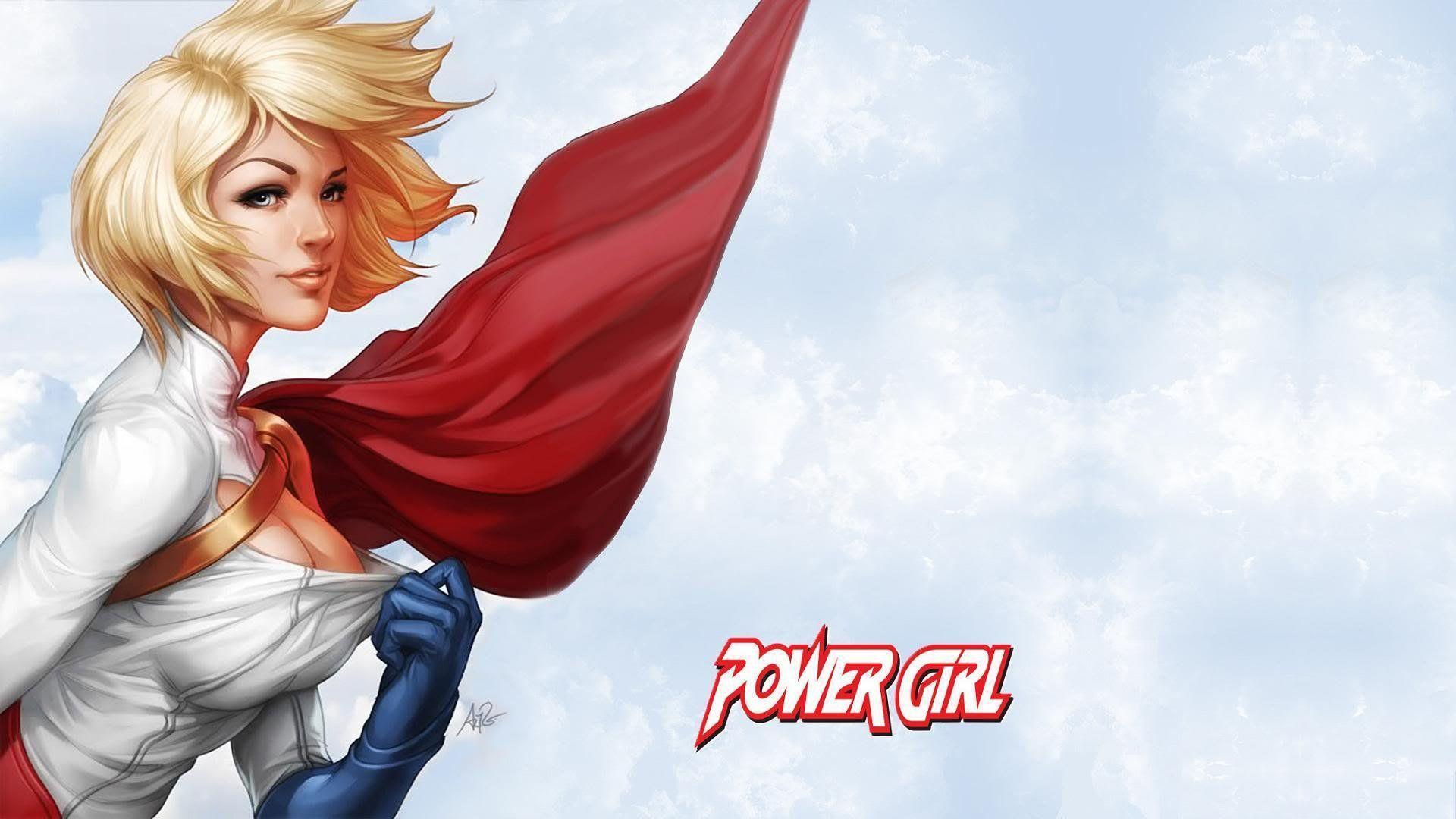 Power Girl Desktop Wallpaper