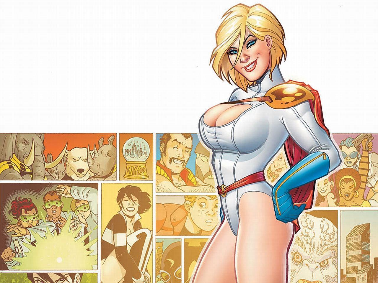 power girl Wallpaper Background
