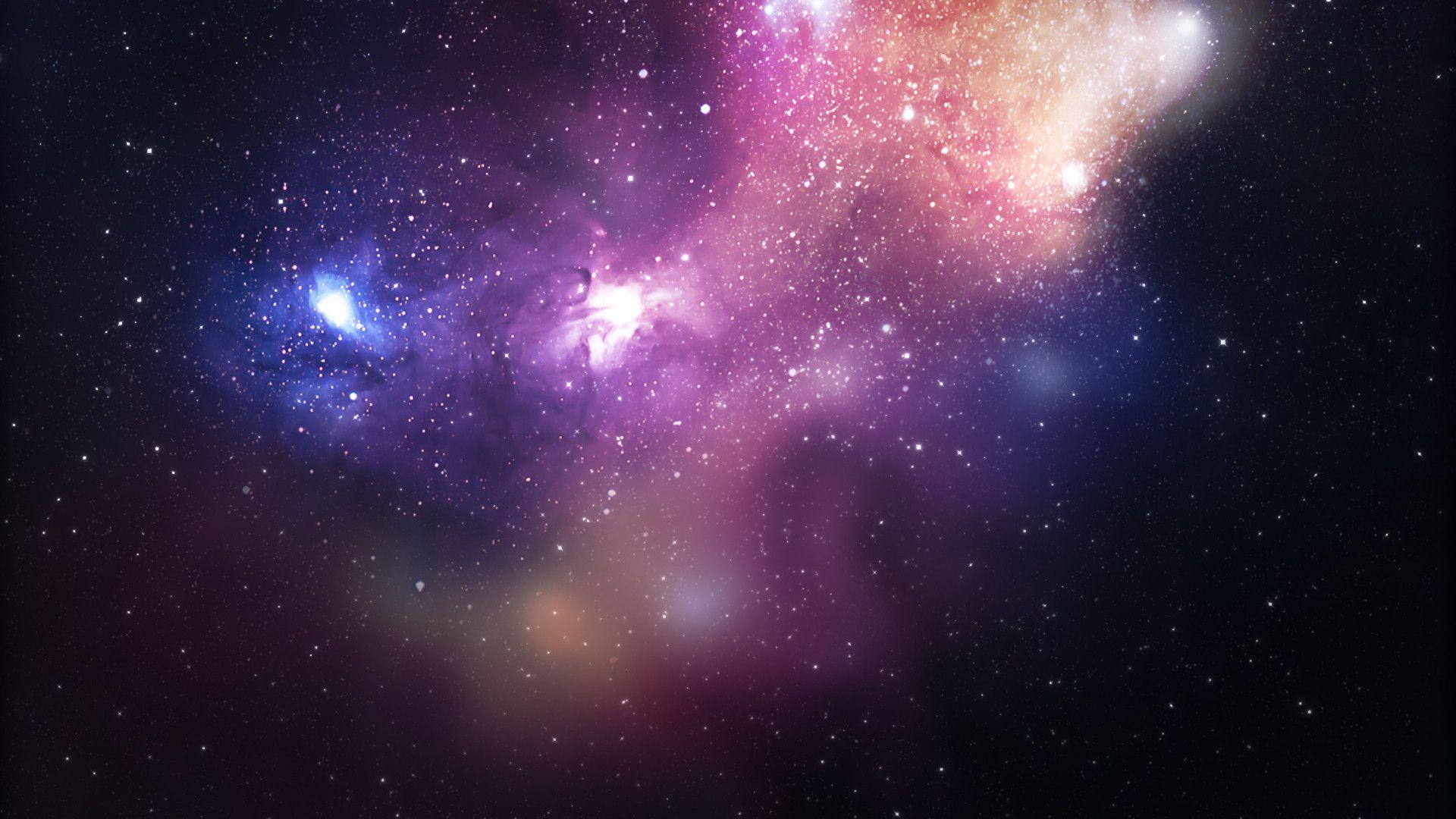 Mac OS X 10.7 Lion Space Wallpapers