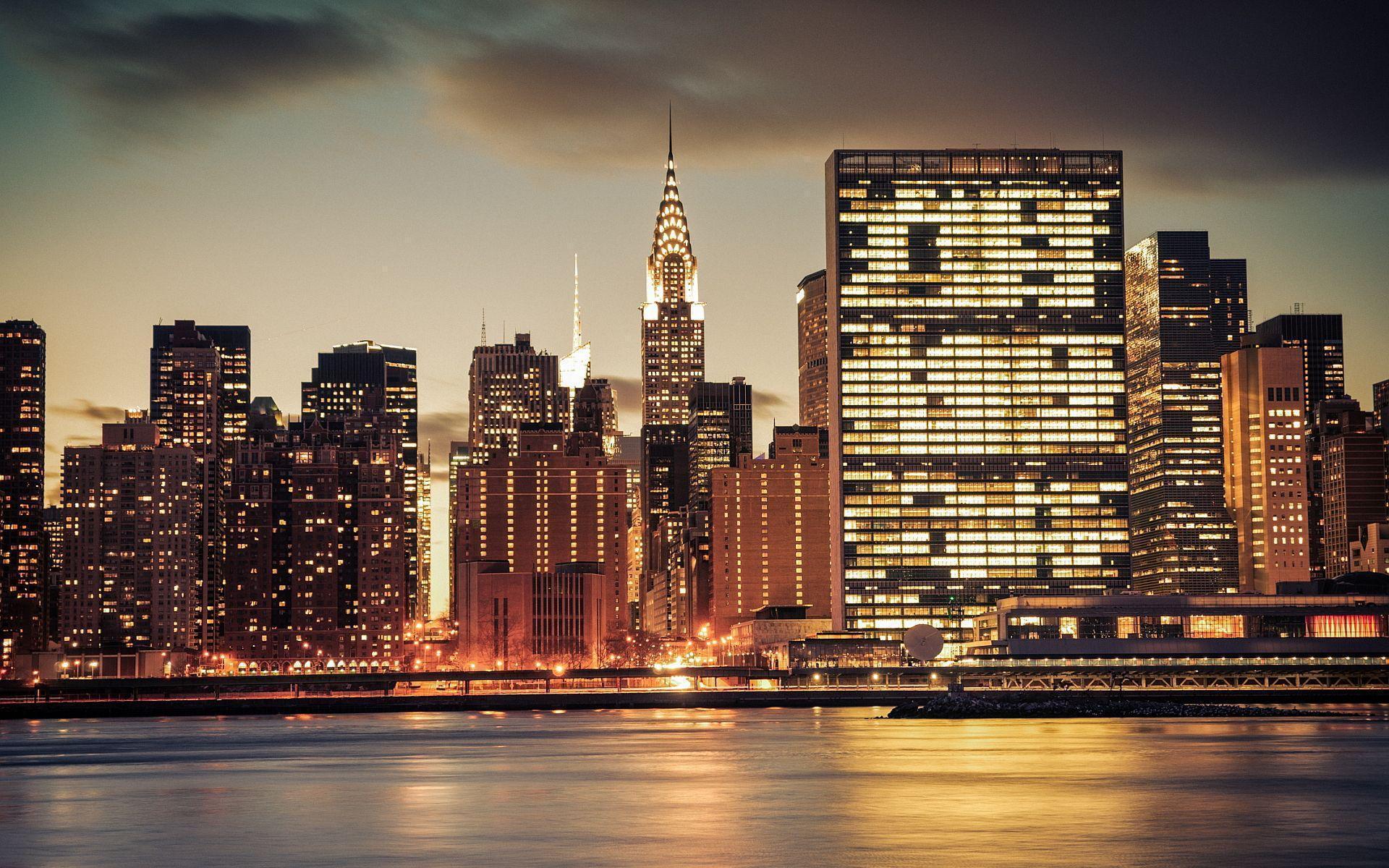 New york city skyline Wallpaper