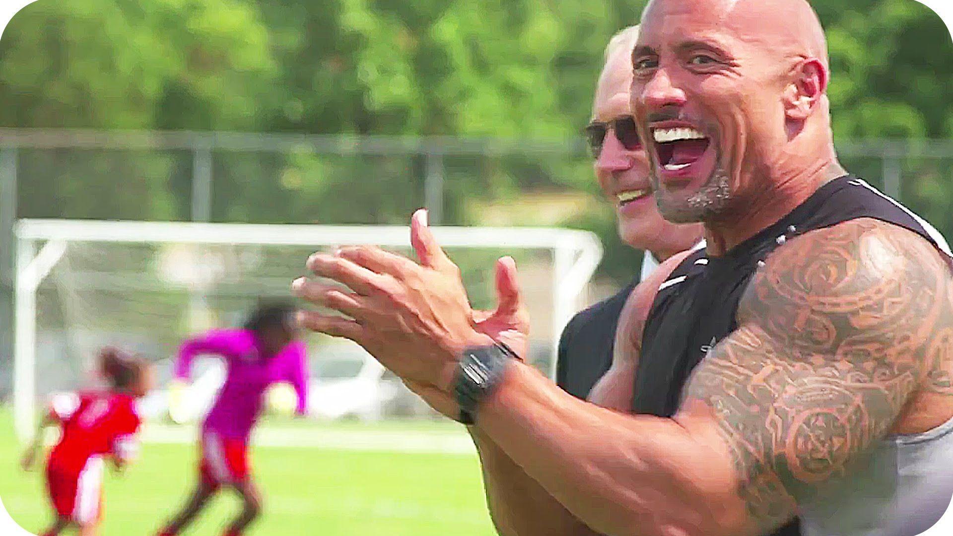 FAST & FURIOUS 8 Production Trailer: Soccer Coach Dwayne Johnson