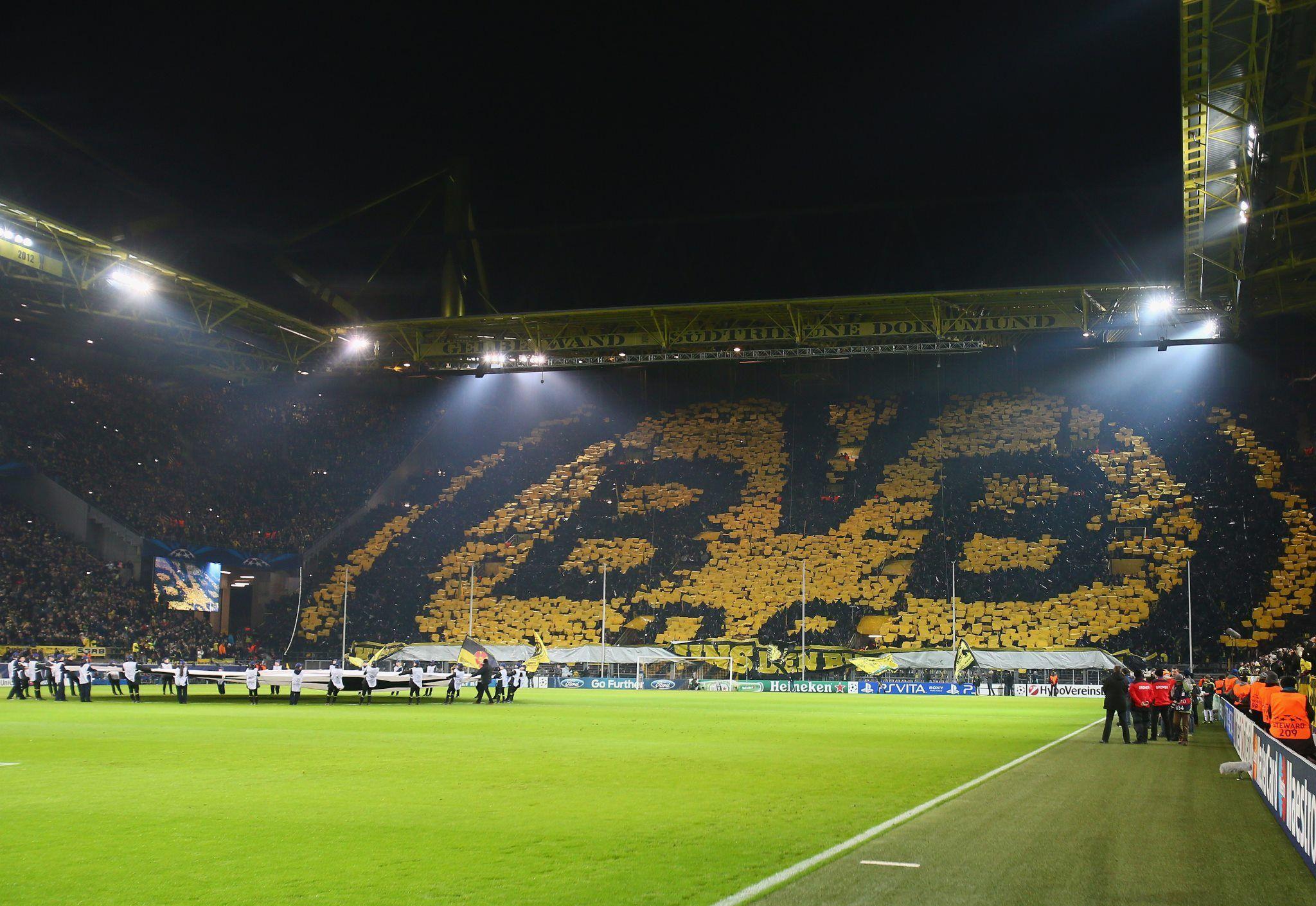 Westfalenstadion (Borussia Dortmund). This is where we play