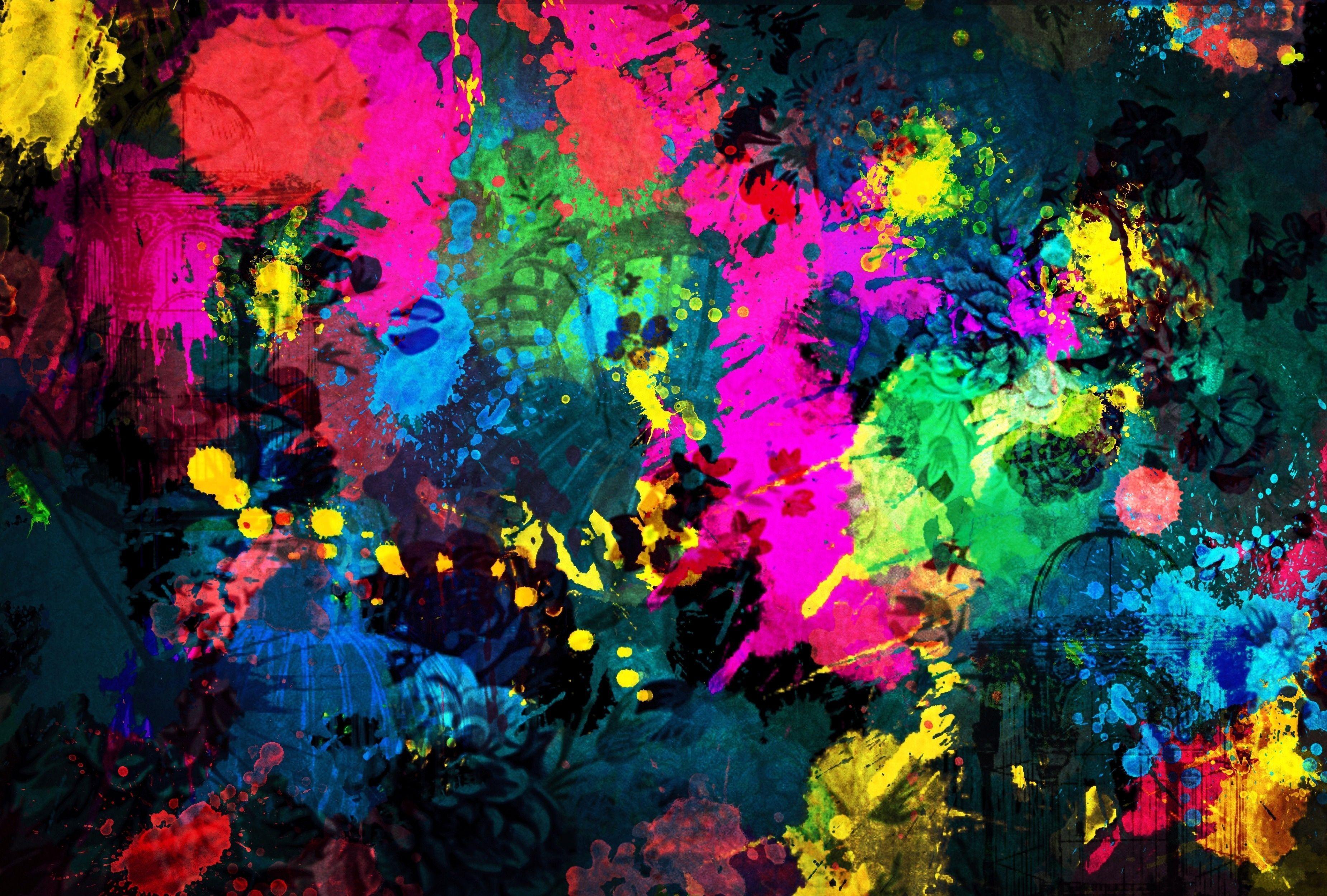 Color Splash Wallpaper · iBackgroundWallpaper