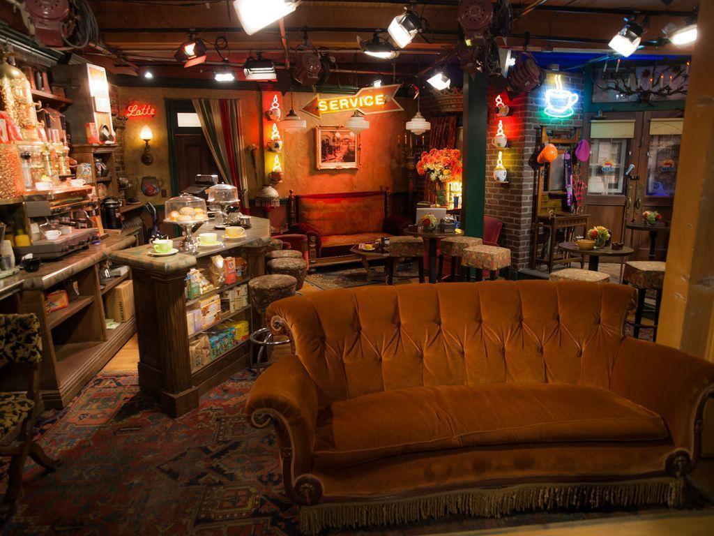 Central Perk. The Central Perk set from Friends on the Warn