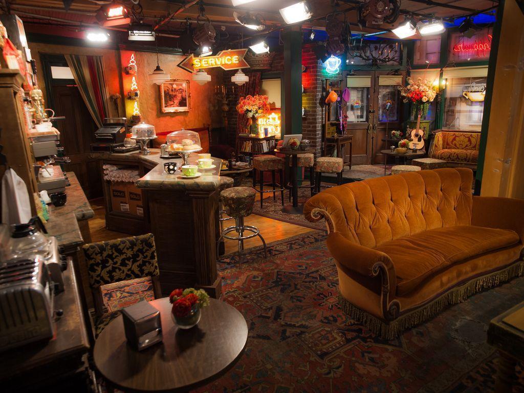 Central Perk. The Central Perk set from Friends on the Warn