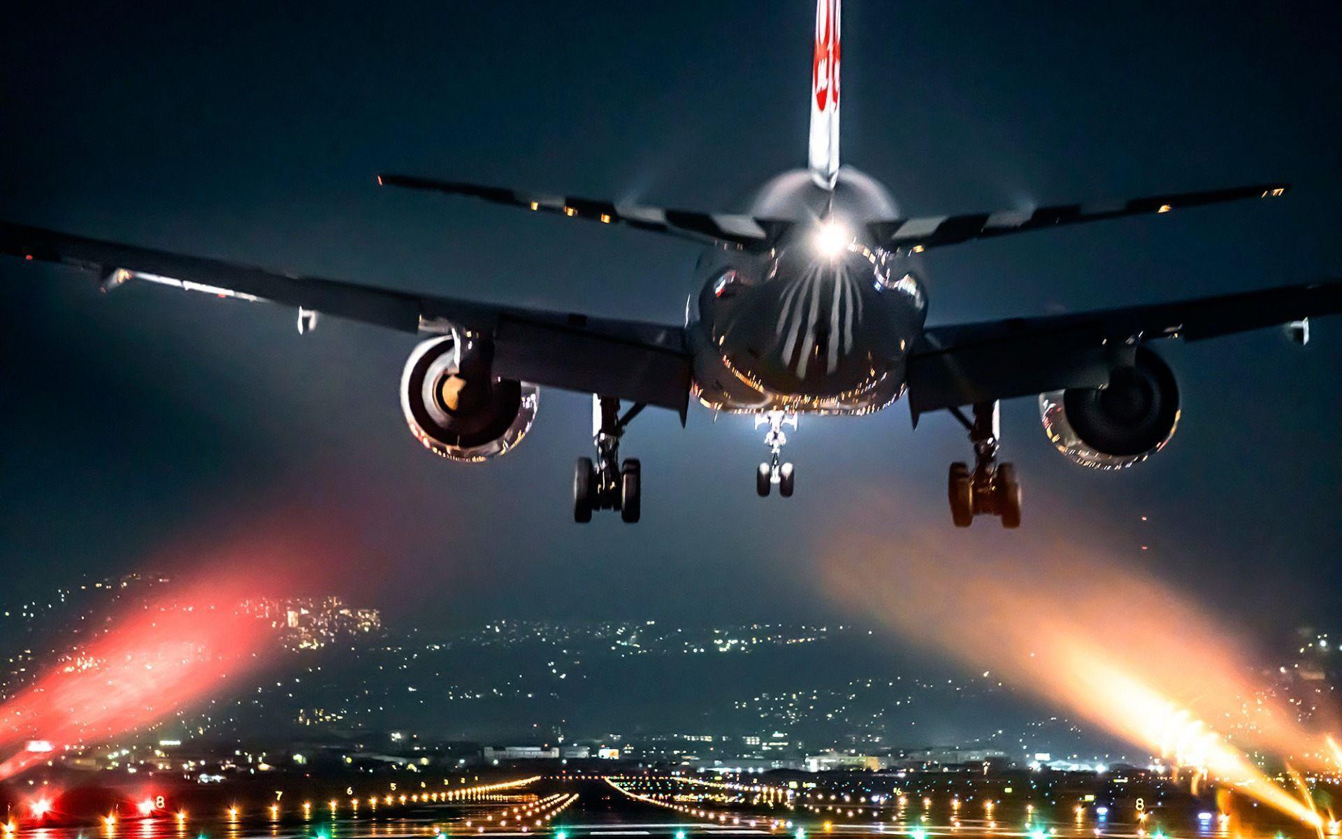 Airplane Landing Wallpaper Image With Wallpaper Wide Resolution