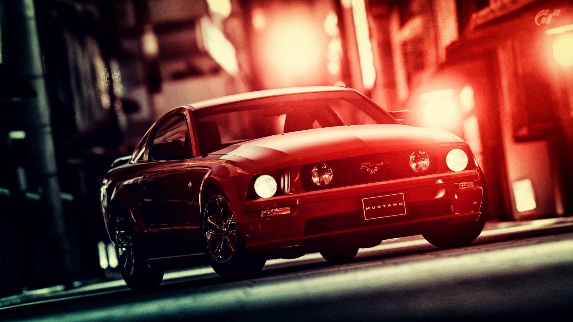 Download Red Ford Mustang Boss 302 iPhone 6 Plus HD
