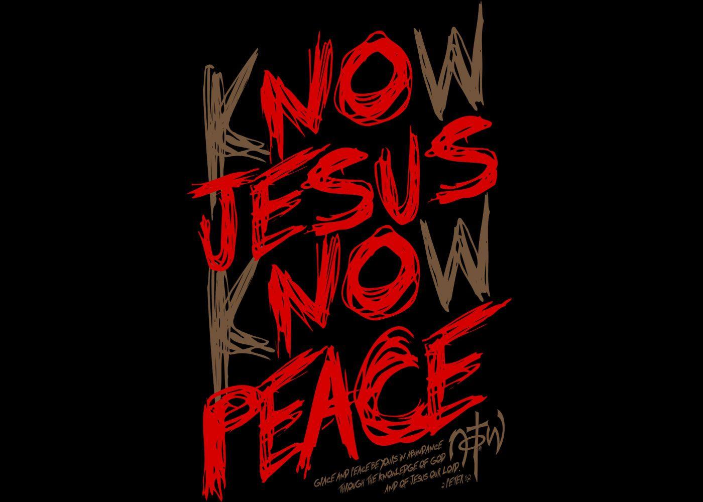 Know Jesus Sketch Christian Desktop Wallpaper. C28.com