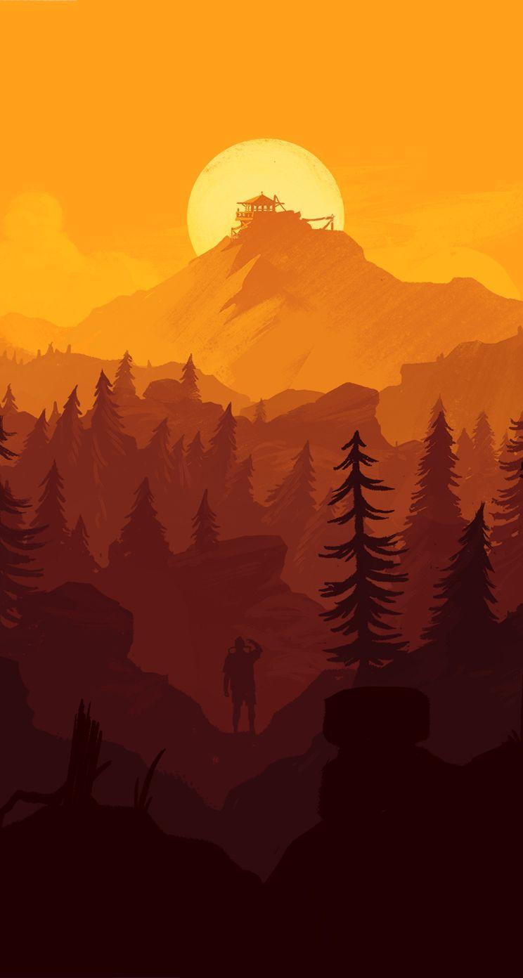 firewatch wallpapers iphone