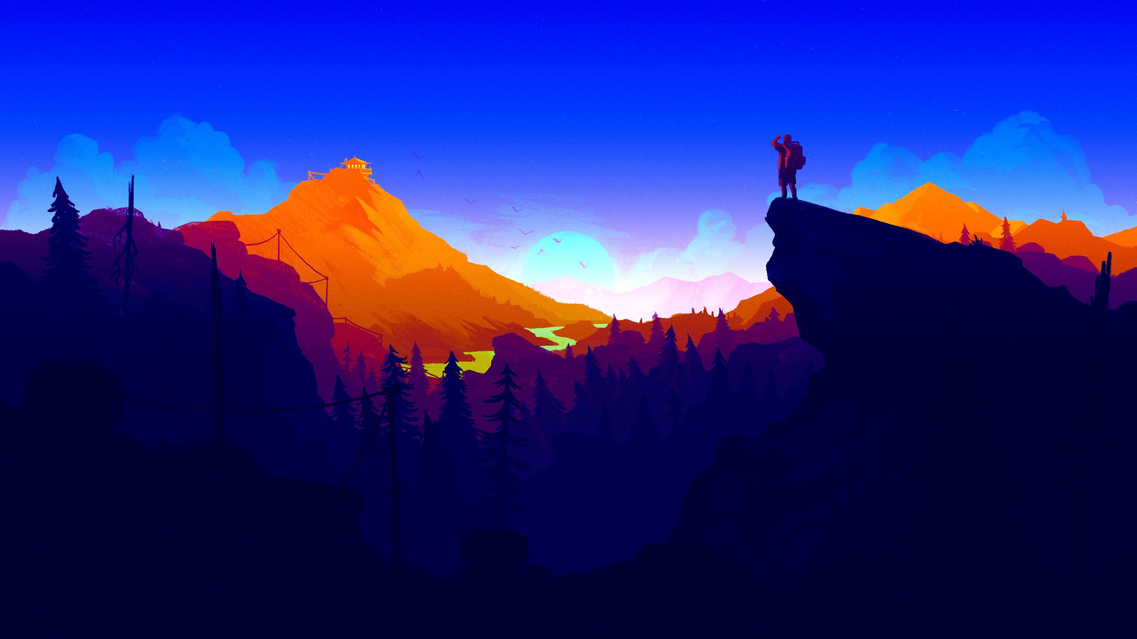 cool firewatch wallpapers