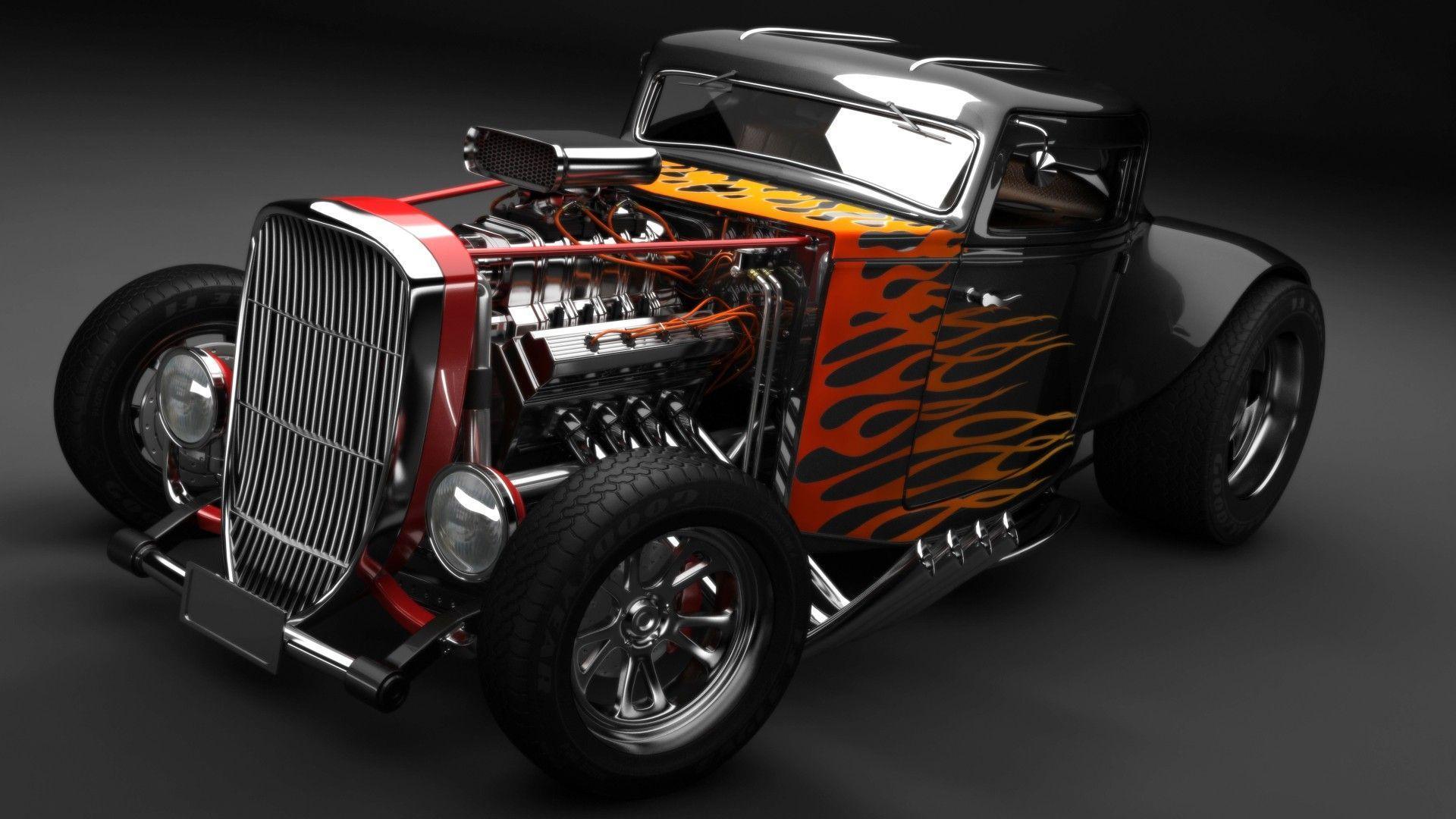 Hot rod and muscle car wallpaper dump