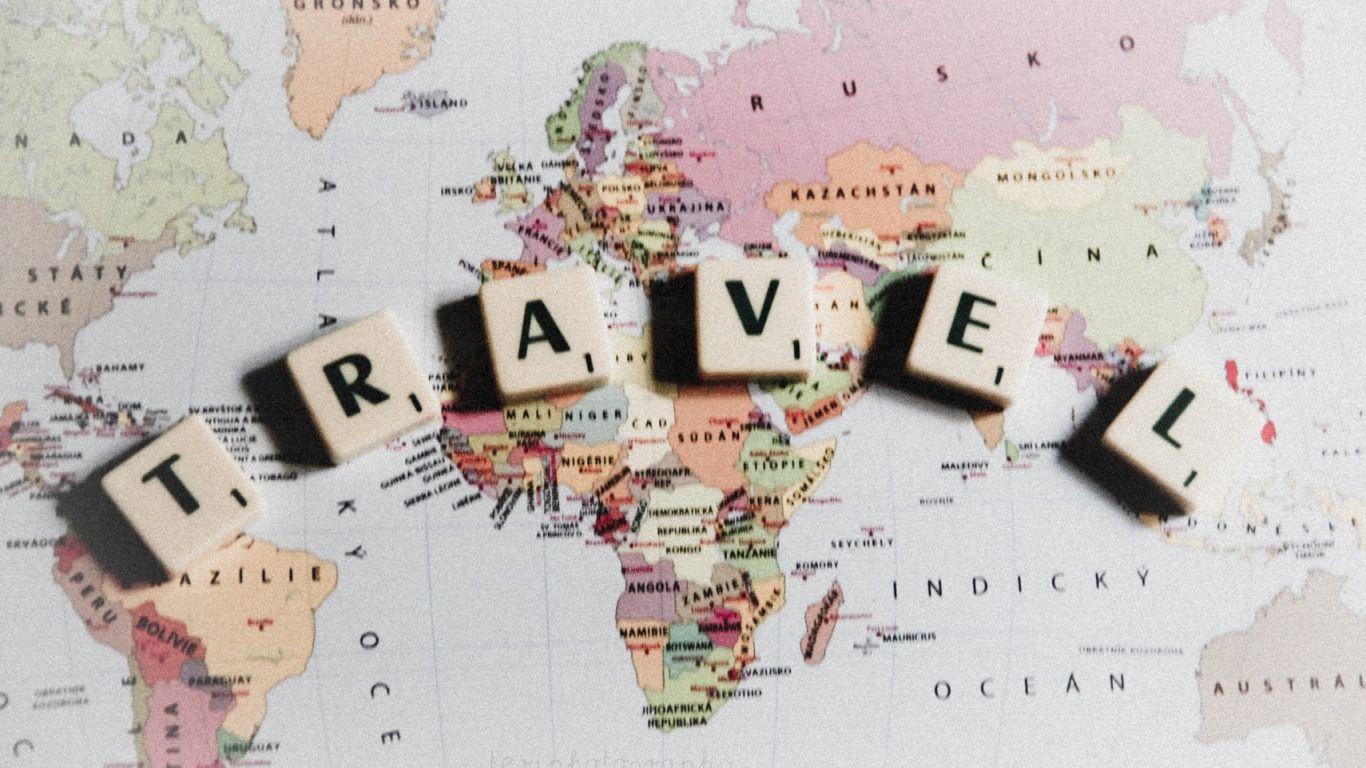 Travel Map Desktop Wallpaper