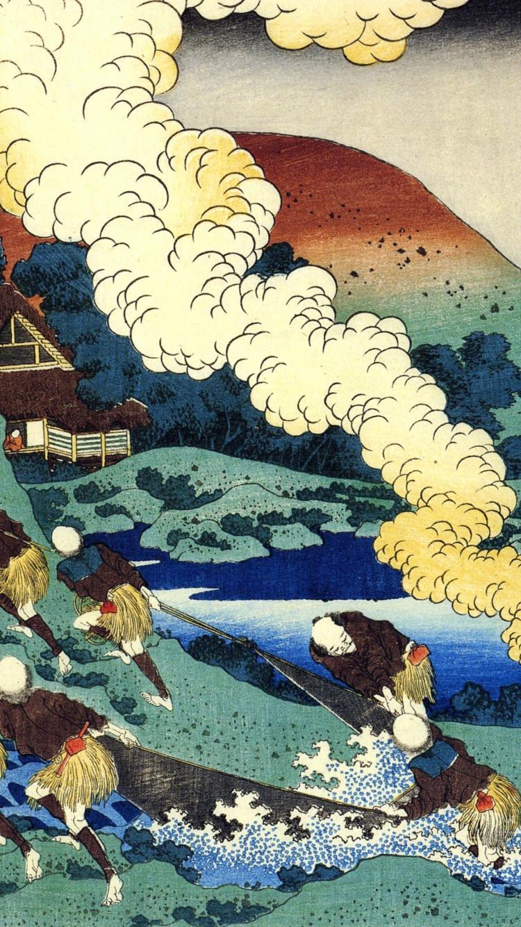 Artwork katsushika hokusai wallpaper