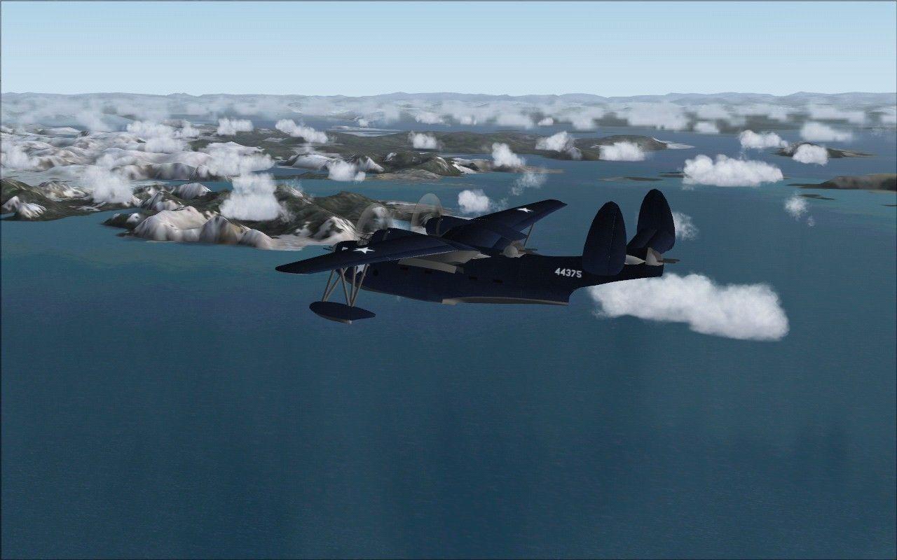 FS2004. Martin Pbm 3 Flight Simulator