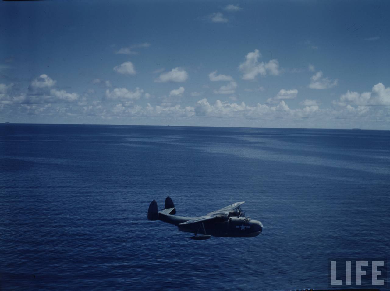 La Segunda Guerra Mundial • Martin PBM Mariner [Hidroavión]. PBM