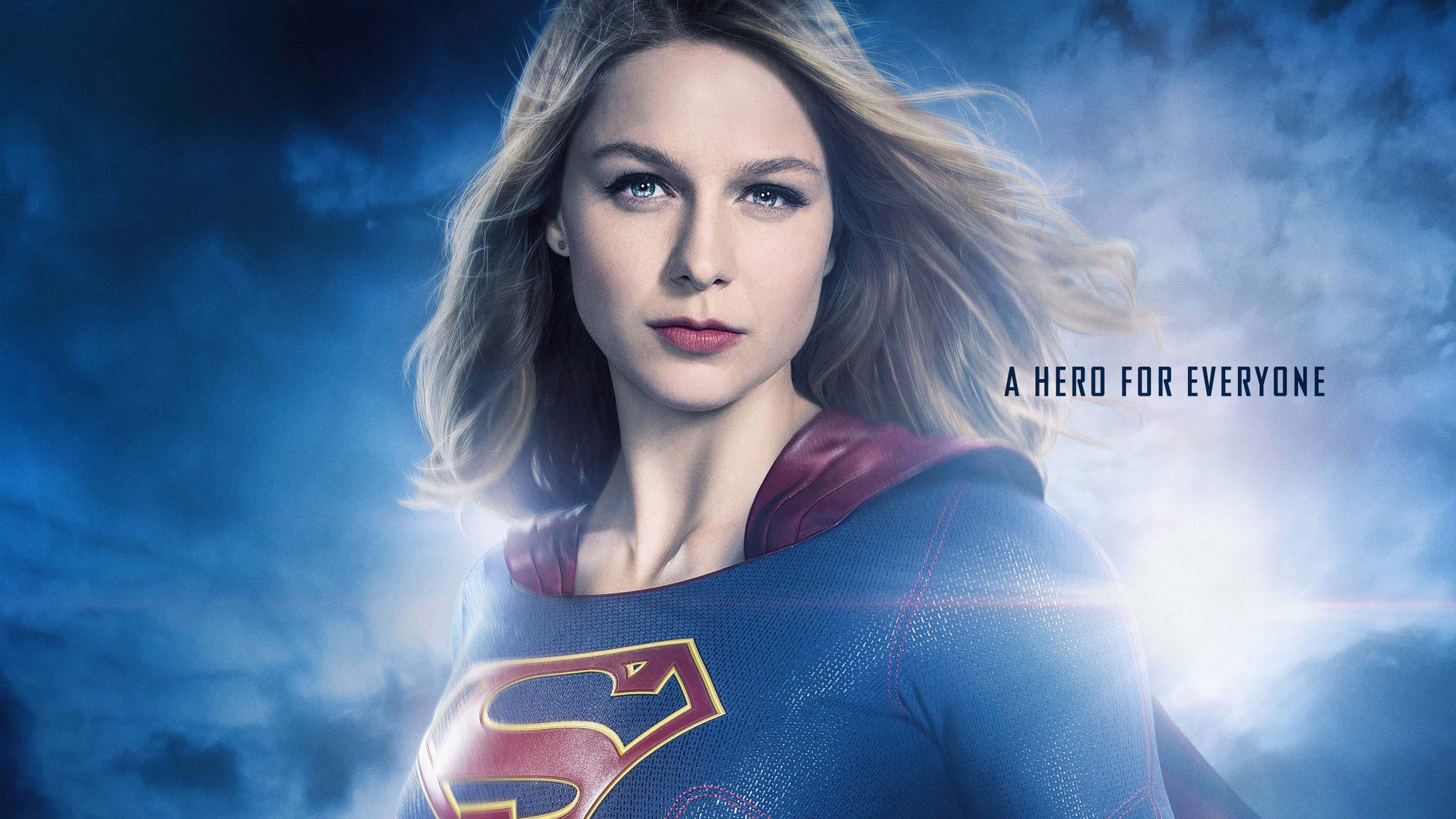 Wallpaper Supergirl, Melissa Benoist, 4K, TV Series,. Wallpaper for iPhone, Android, Mobile and Desktop