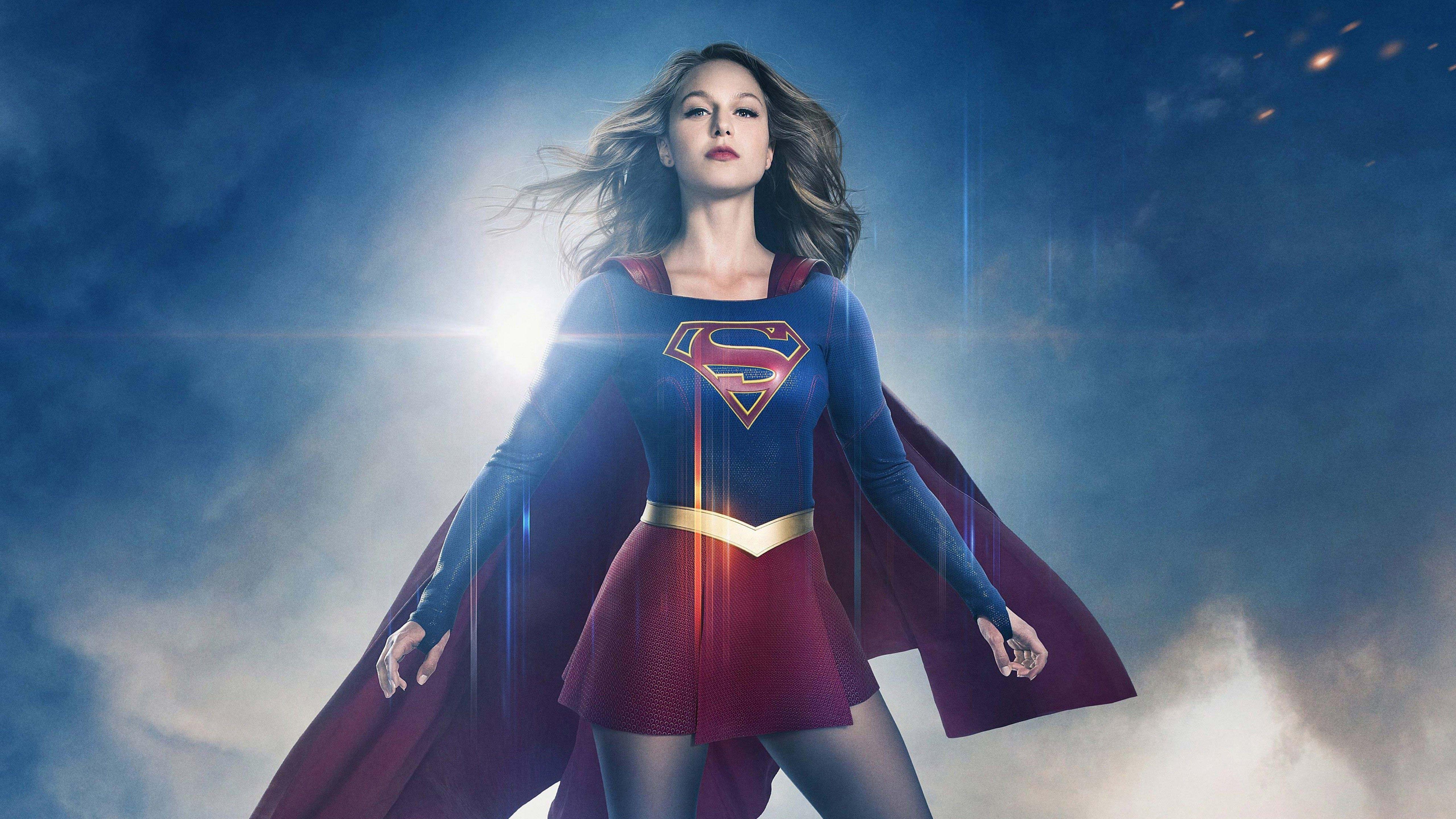 Wallpaper Melissa Benoist, Supergirl, 4K, TV Series