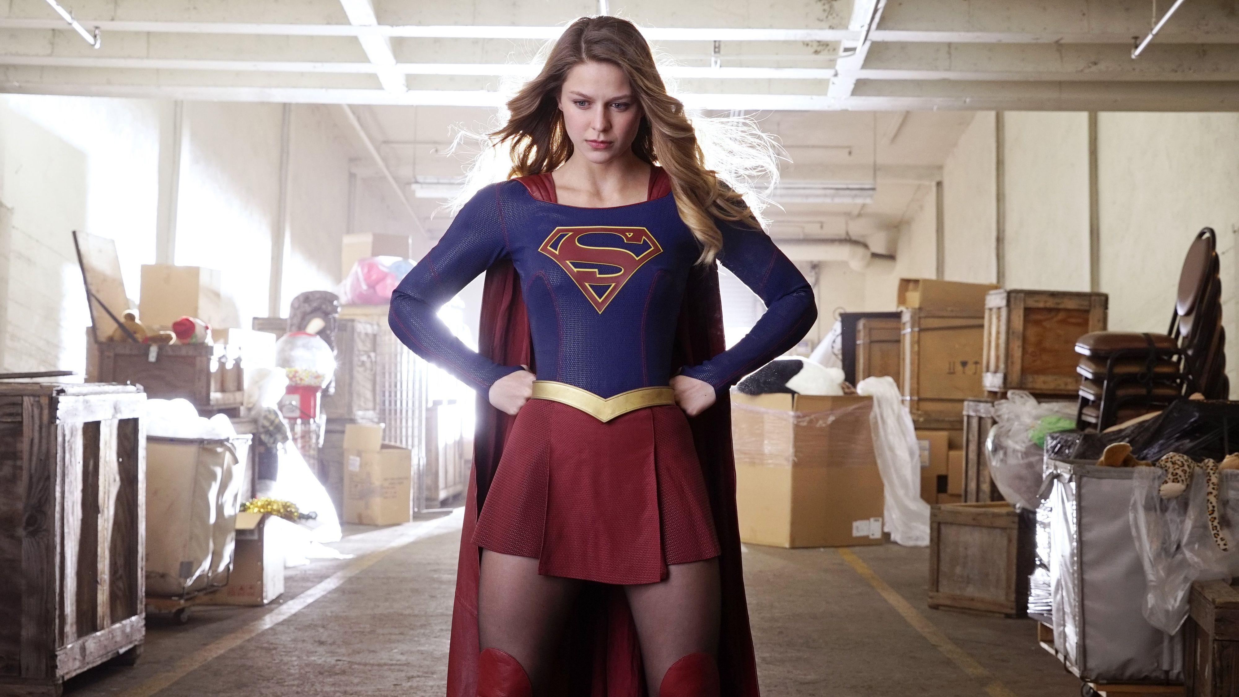 Wallpaper Melissa Benoist, Supergirl, HD, 4K, TV Series