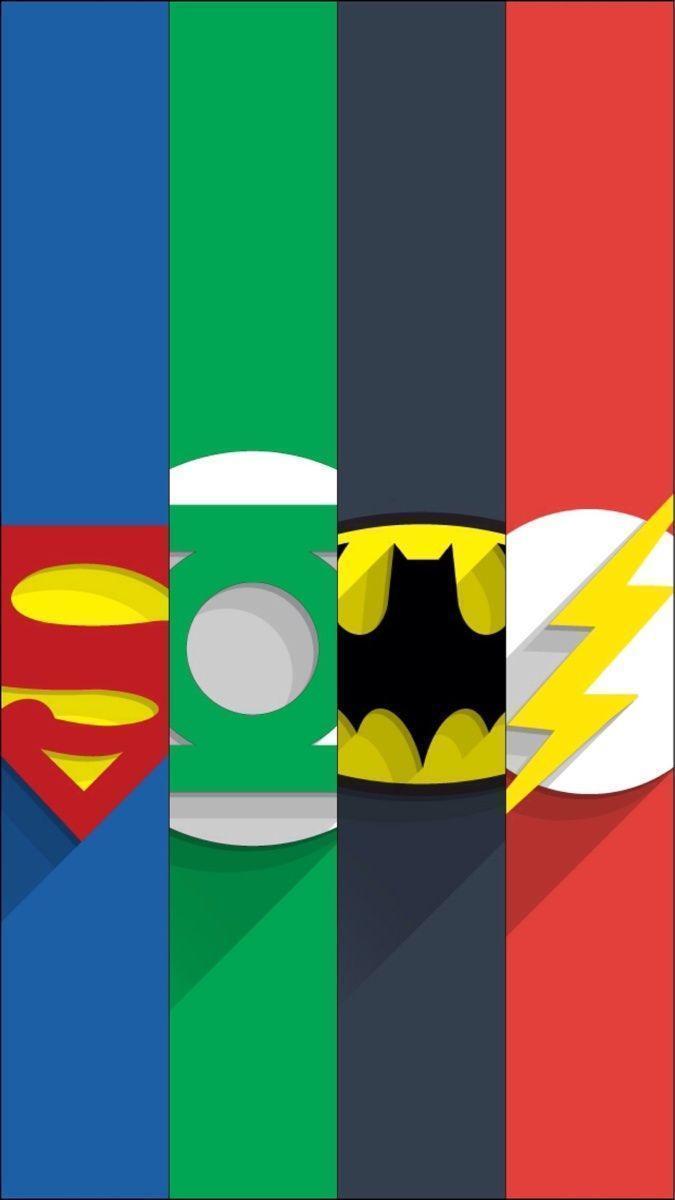 Superhero Logos Wallpaper