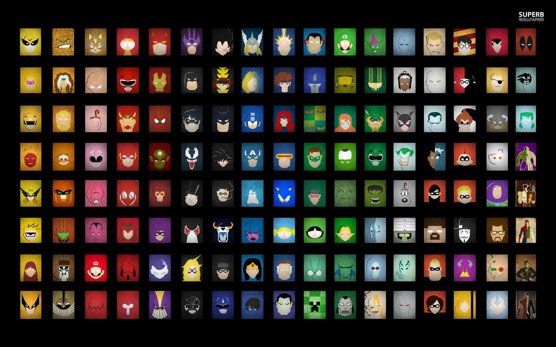 Superheroes Background
