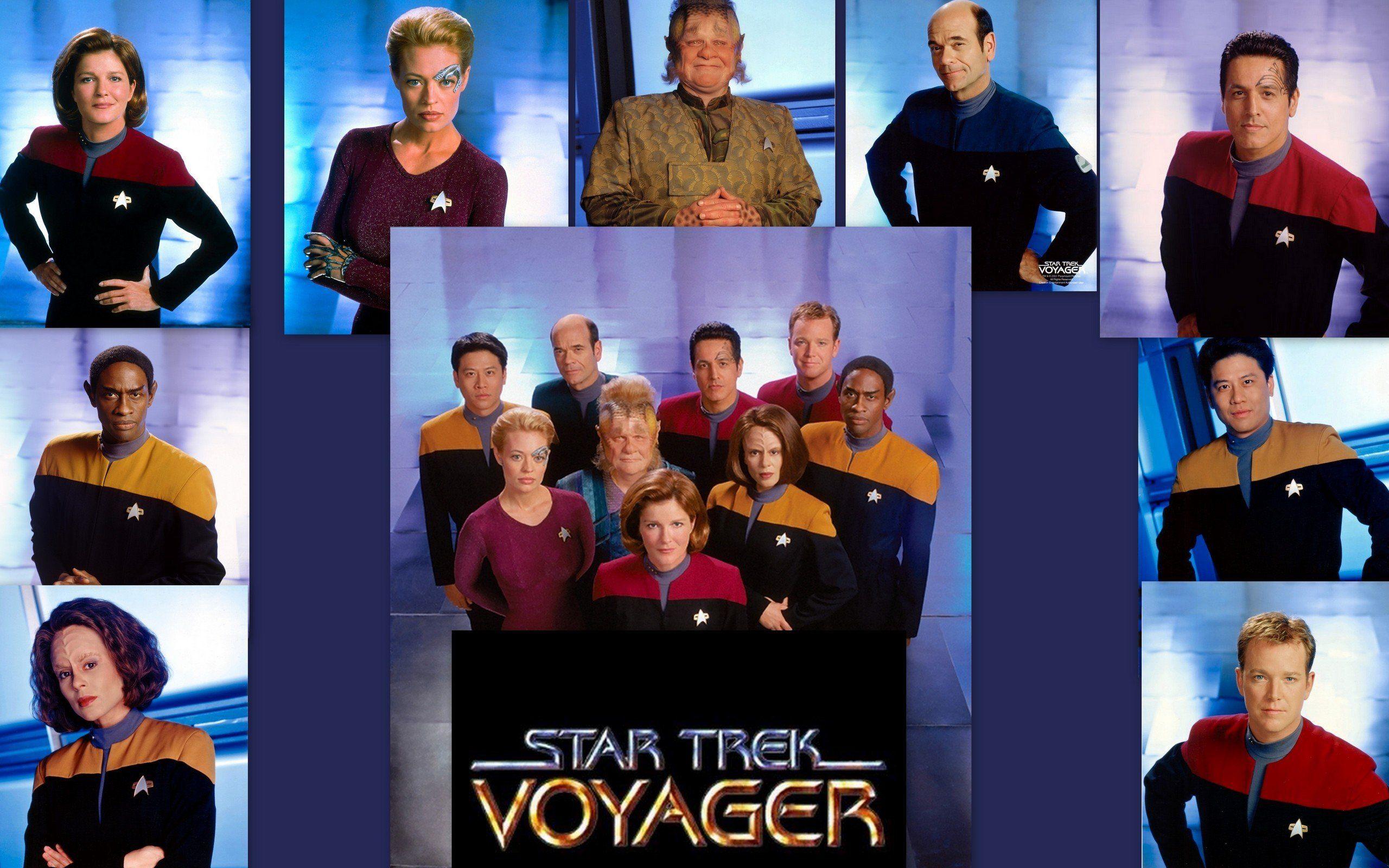 Star Trek Voyager Crew Wallpapers