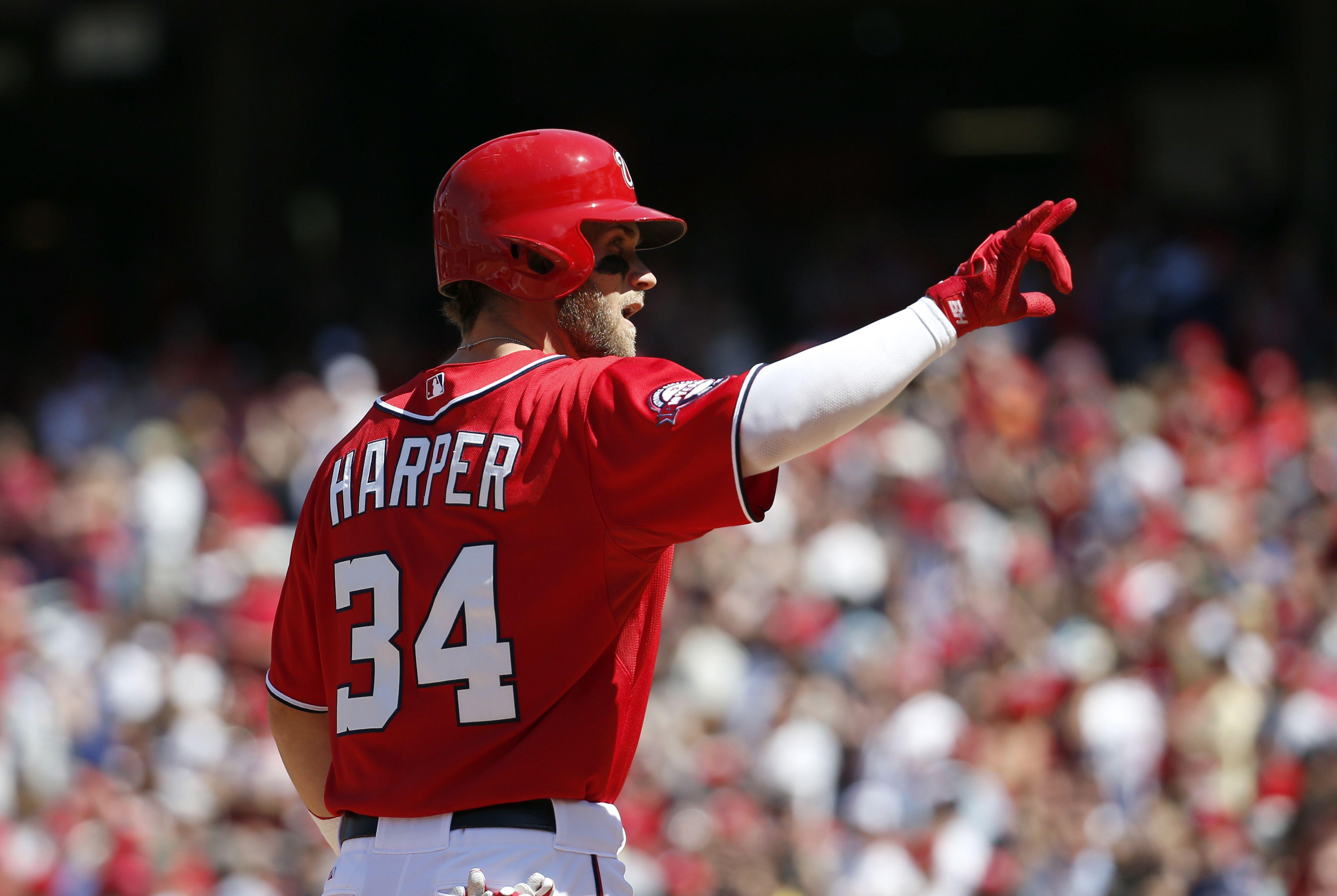 Bryce Harper's frequent walks indicative of comfort at the plate