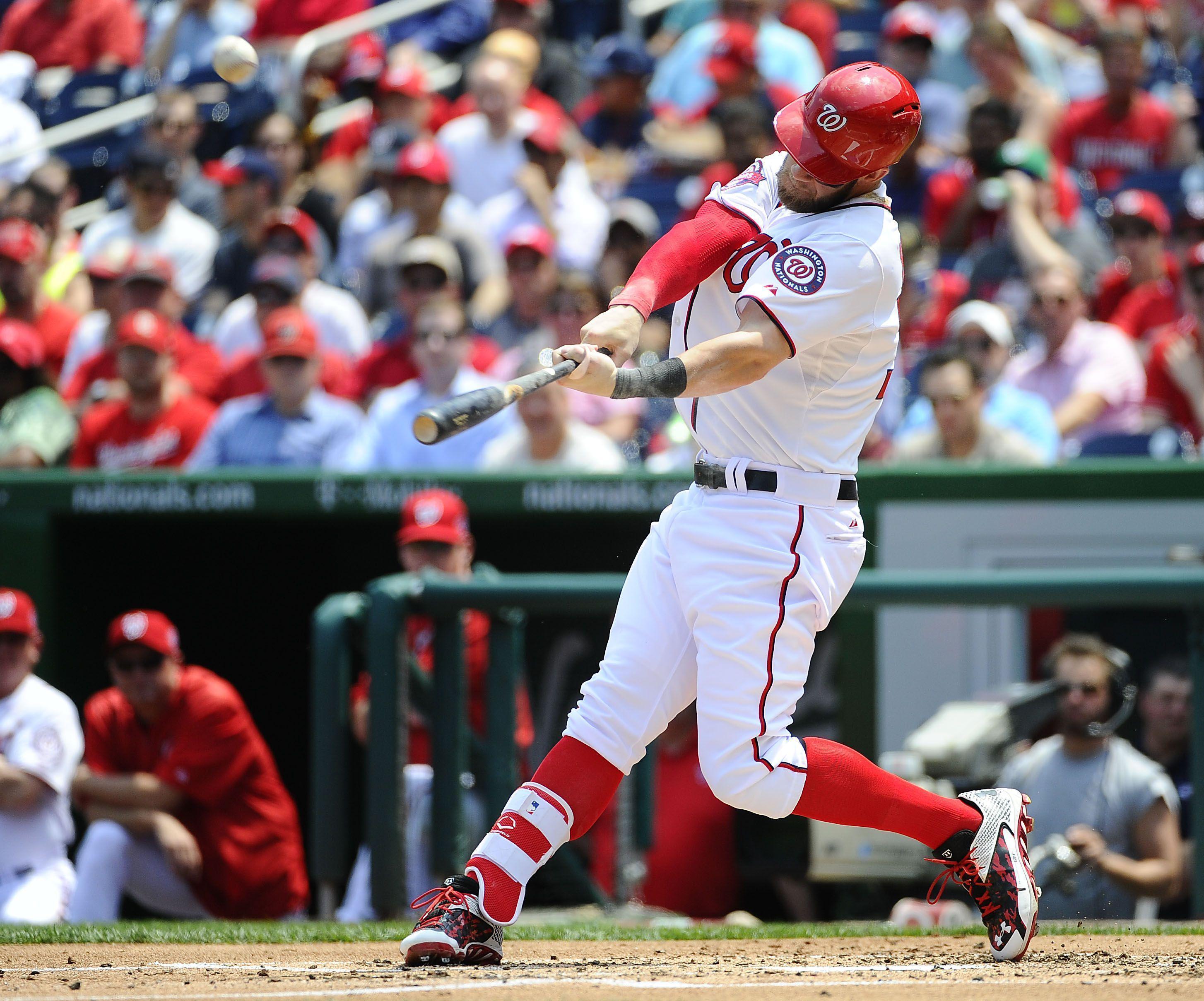 Nationals' slugger Bryce Harper hits two more for five home runs
