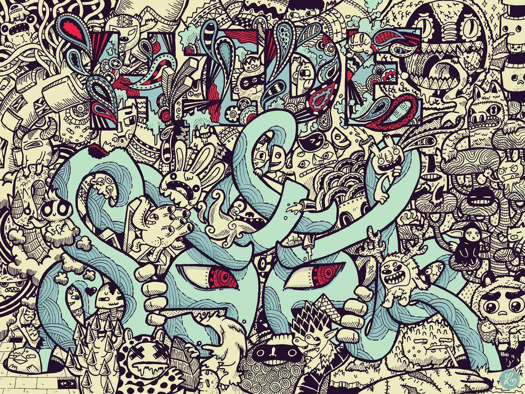 doodle art wallpaper free download