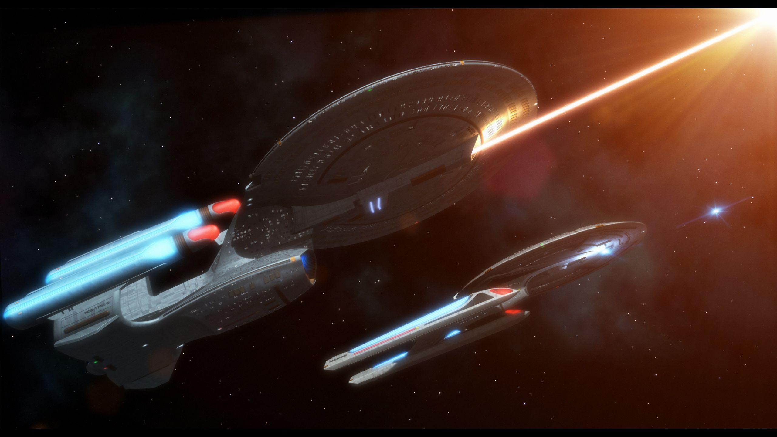 Star Trek USS Enterprise And USS Polaris, free Star Trek computer