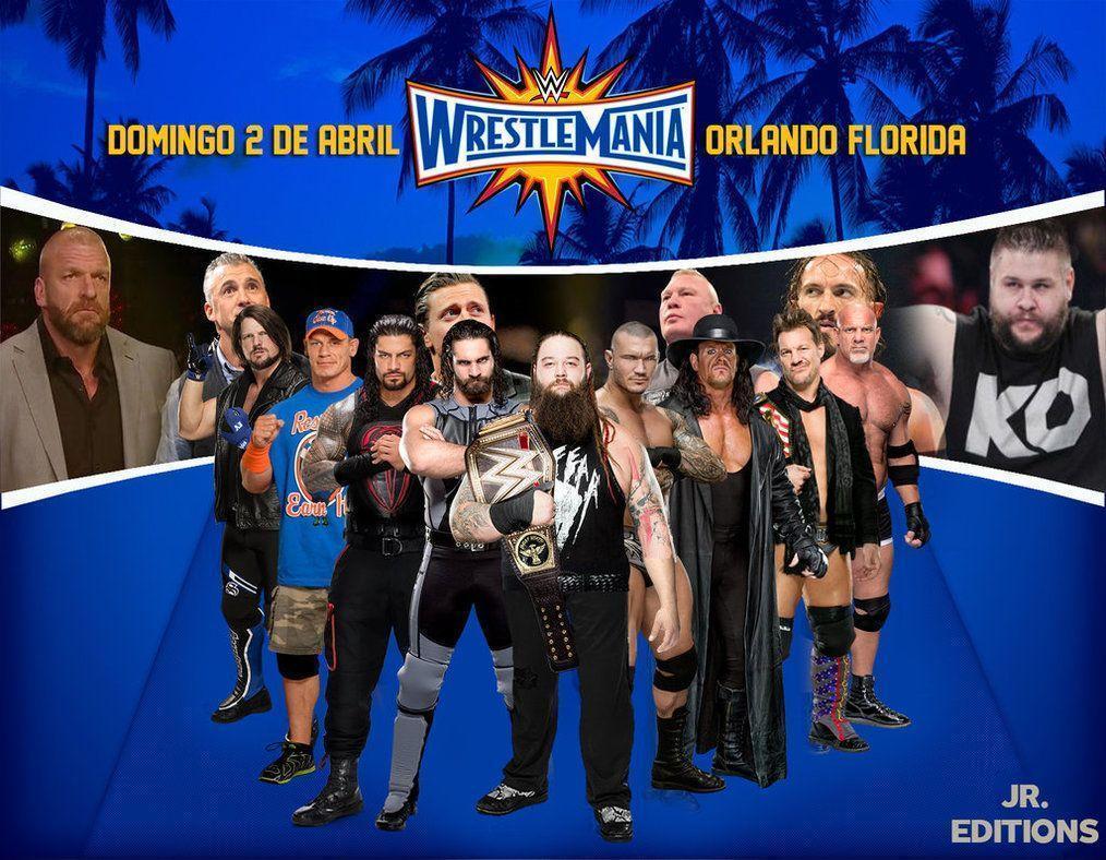 Wallpaper WrestleMania 33 By Jr DesignWWE