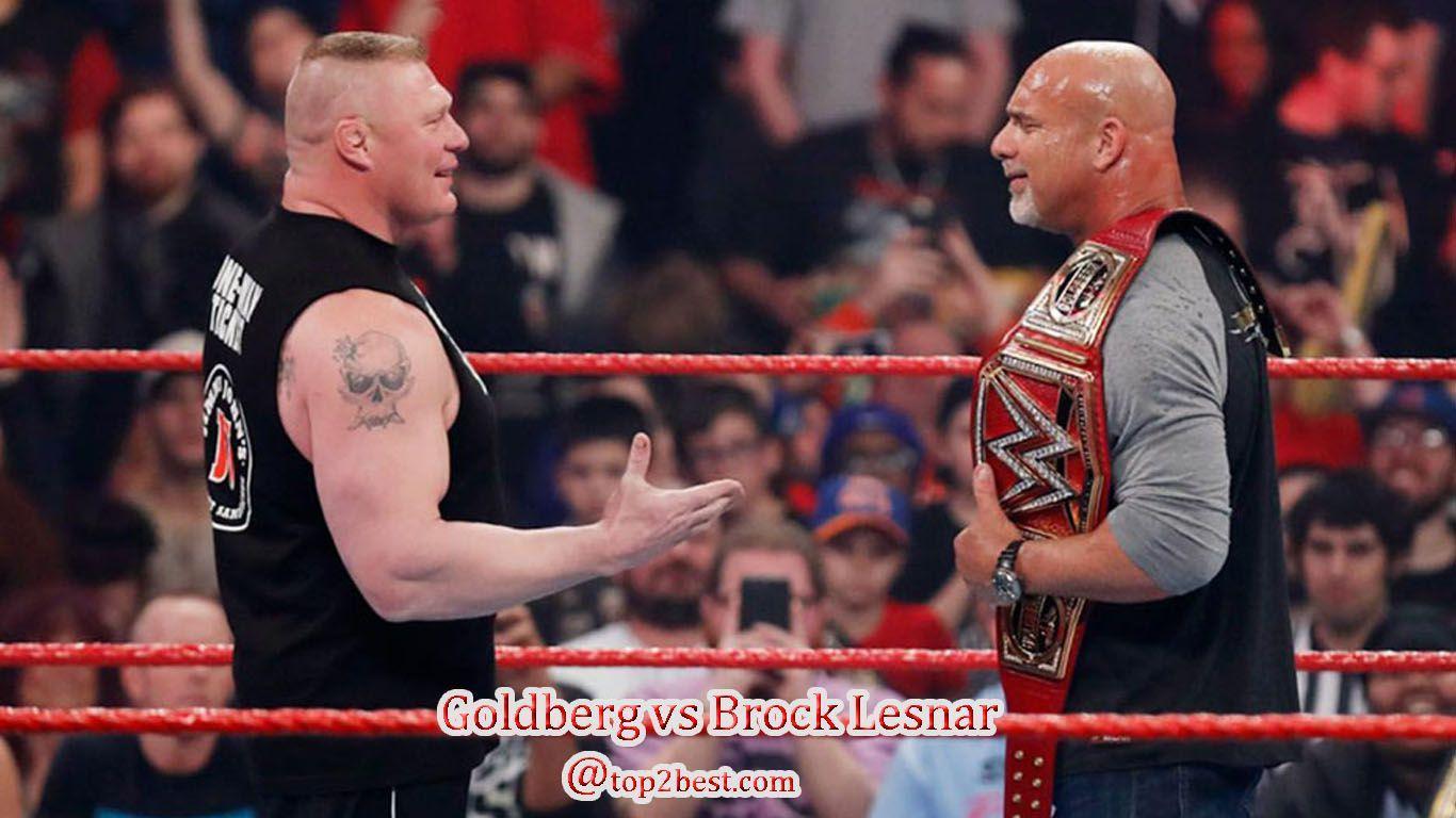 Goldberg vs Brock Lesnar WrestleMania 33 & History