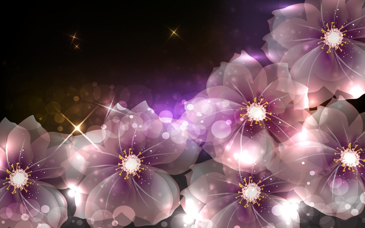 Glowing Flowers Live Wallpaper Apps on Google Play
