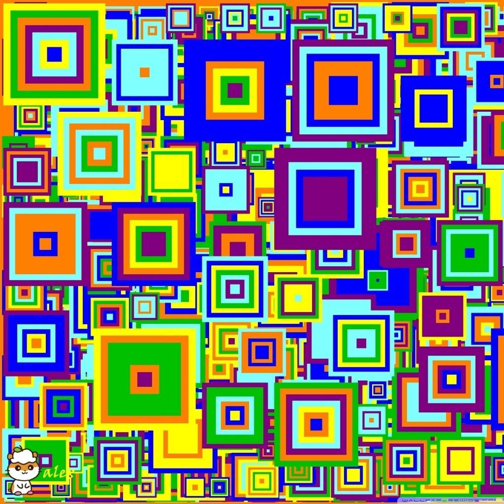 Abstract Squares HD desktop wallpaper, Widescreen