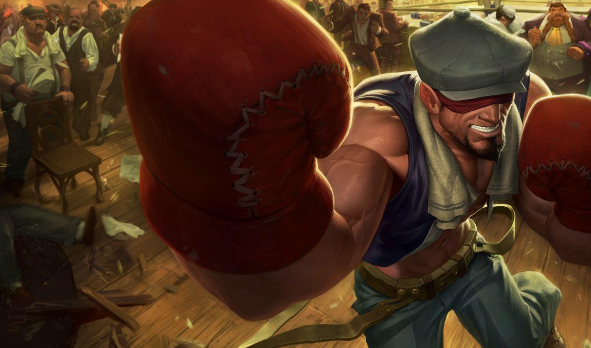 Knockout Lee Sin Skin of Legends Wallpaper