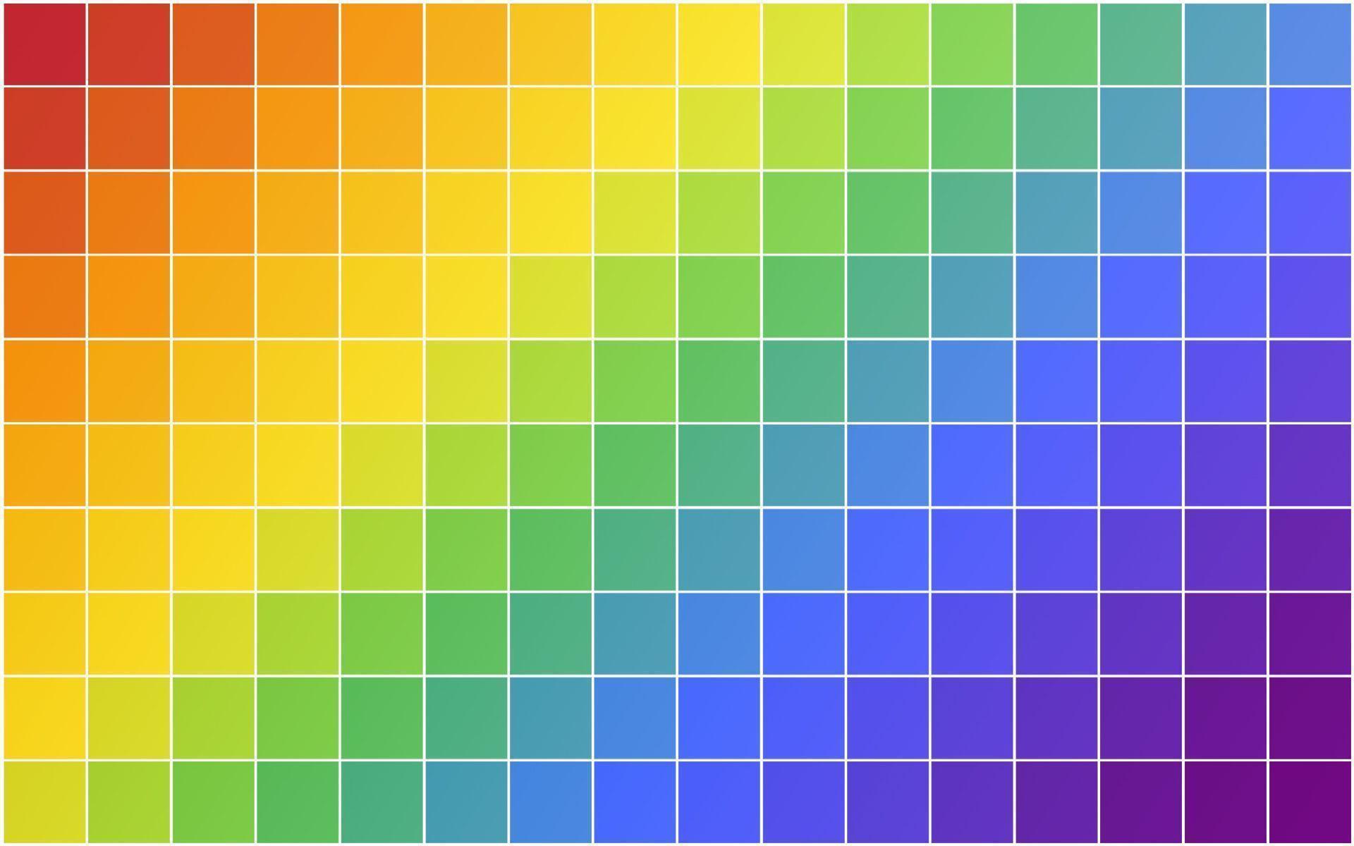Rainbow Squares Wallpaper 557 1920x1200