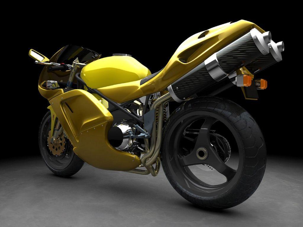 Yellow Sports Bike Wallpapers in jpg format for free download