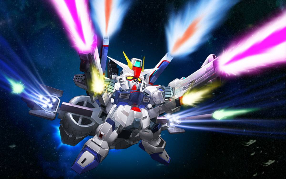 Strike Freedom Gundam Capsule Fighter Online Wallpaper