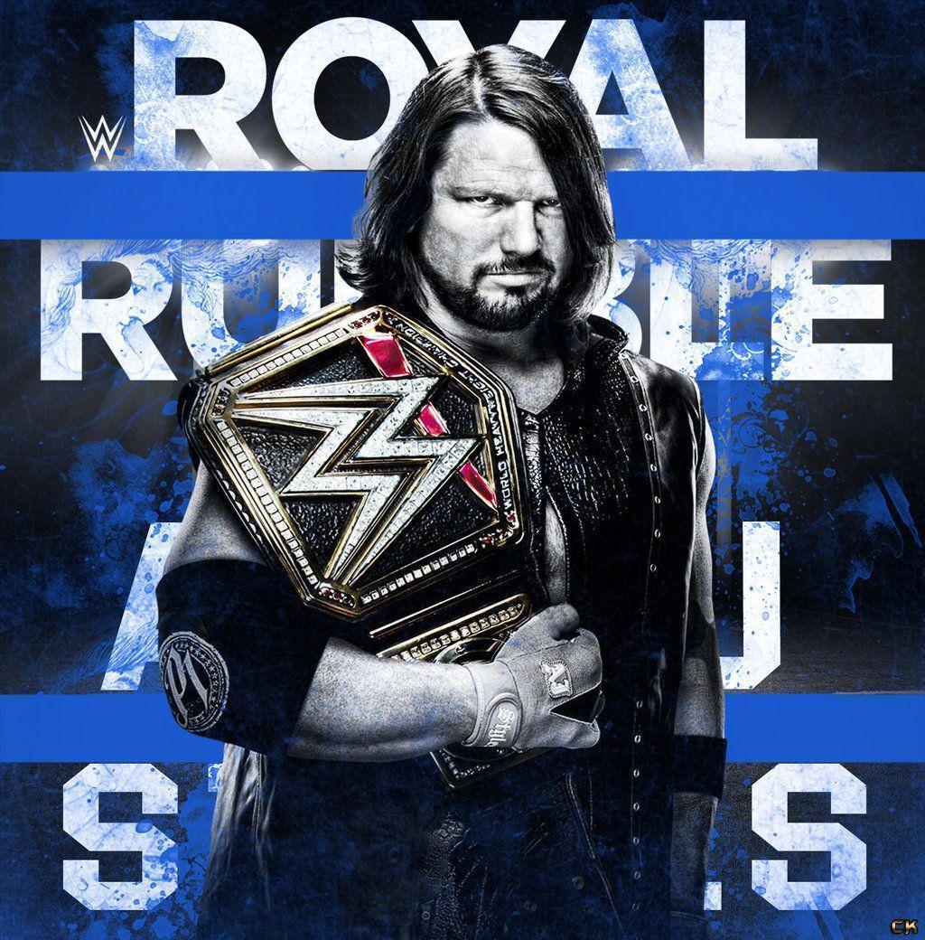 WWE Royal Rumble 2017 Poster Ft AJ Styles