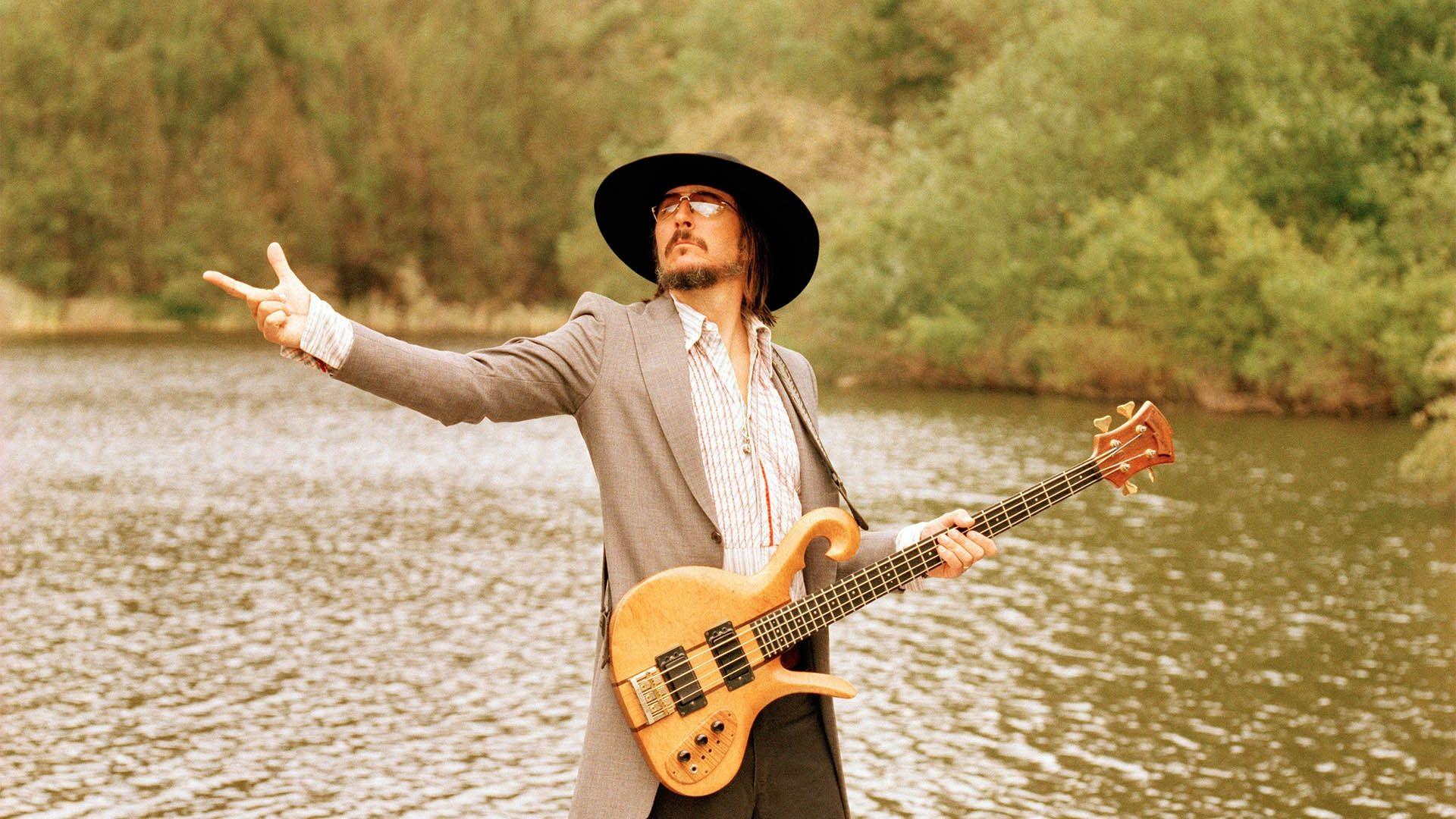 Wallpaper Primus, Guitar, Lake, Hat, Daylight HD, Picture, Image