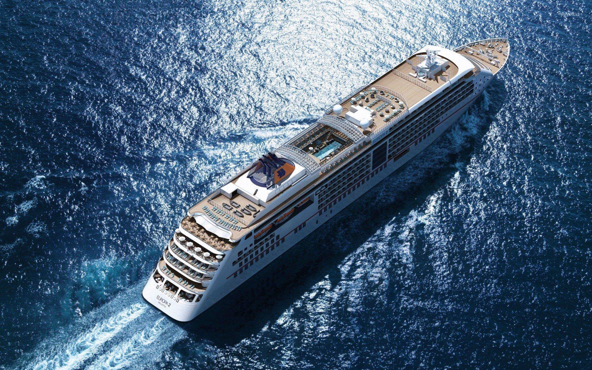 Top view of the MS Europa 2 wallpaper wallpaper