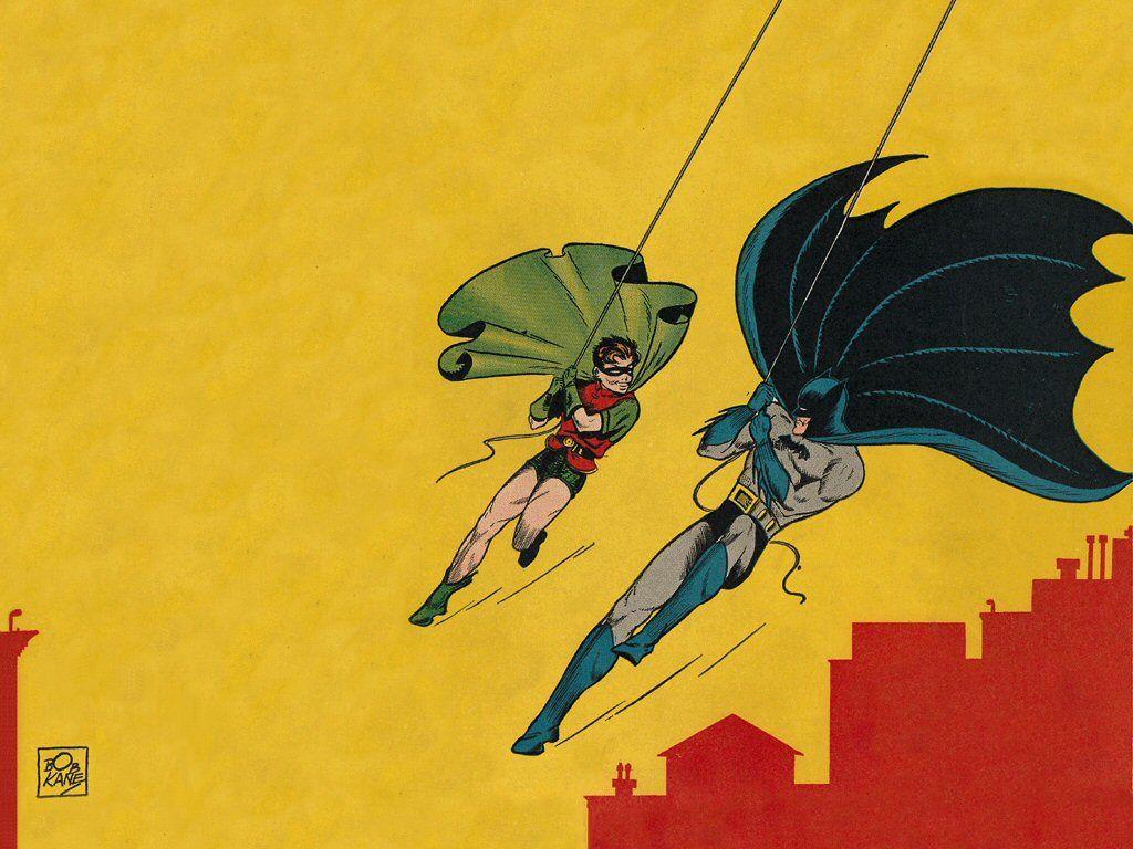 Batman & Robin Comic Wallpaper