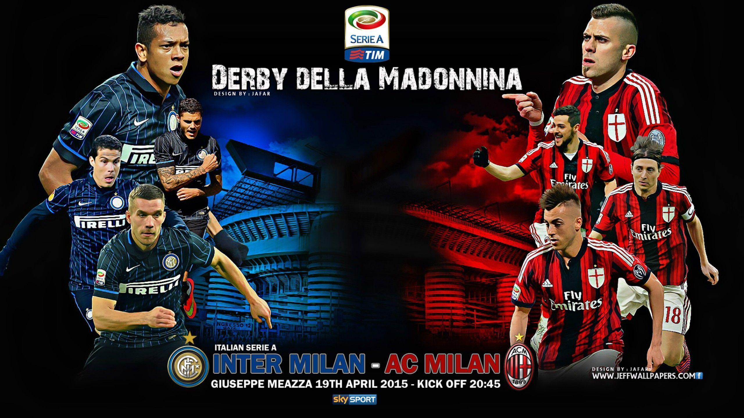 Download 2560x1440 Inter Milan vs AC Milan 2015 Derby Della