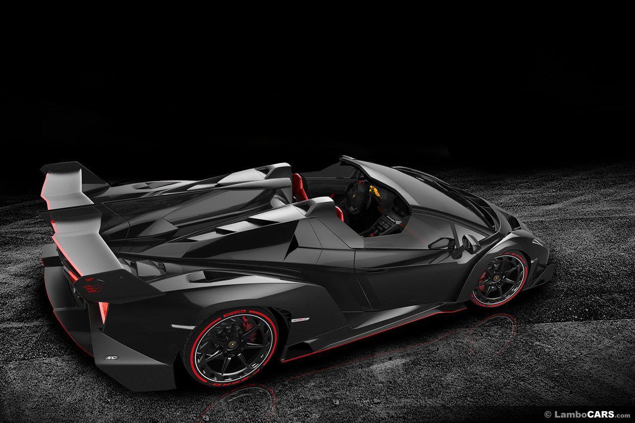 Lamborghini Veneno Wallpaper Black