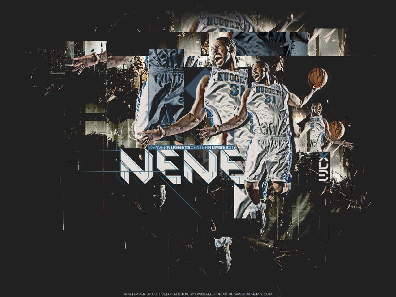 Nene Hilario Denver Nuggets Wallpaper. Basketball Wallpaper at
