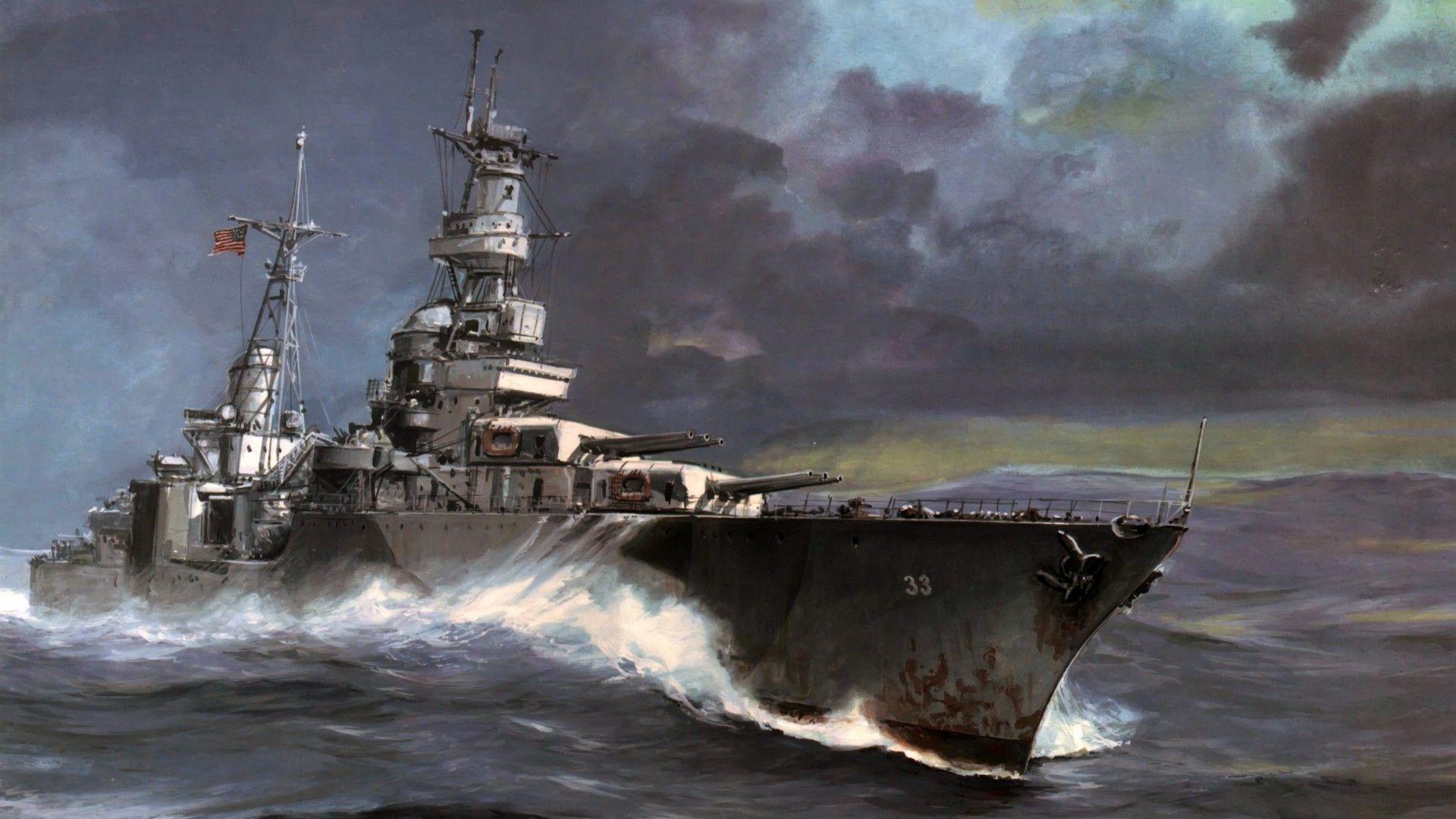 US Battleship Wallpaper